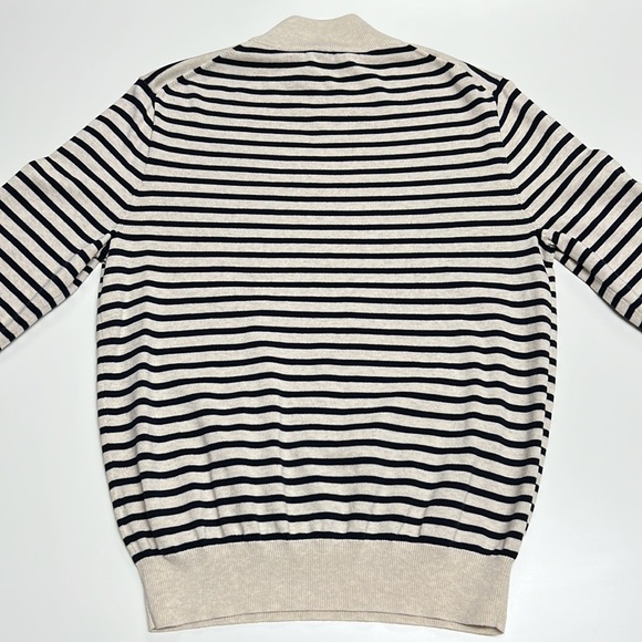✨ J.Crew✨ Cotton mock-neck sweater in stripe - Picture 6 of 12